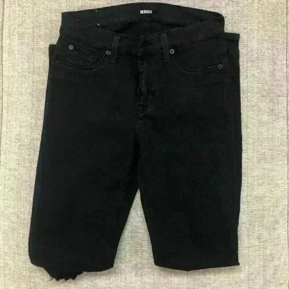 NWOT Hudson Skinny Jeans with Knee Rips - Picture 3 of 8
